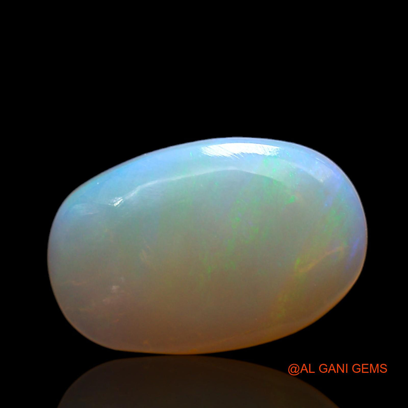 2.00 Cts Unheated Australian Fire Opal Loose Gemstone Oval Cabochon Natural 13x8x3 mm AD-175