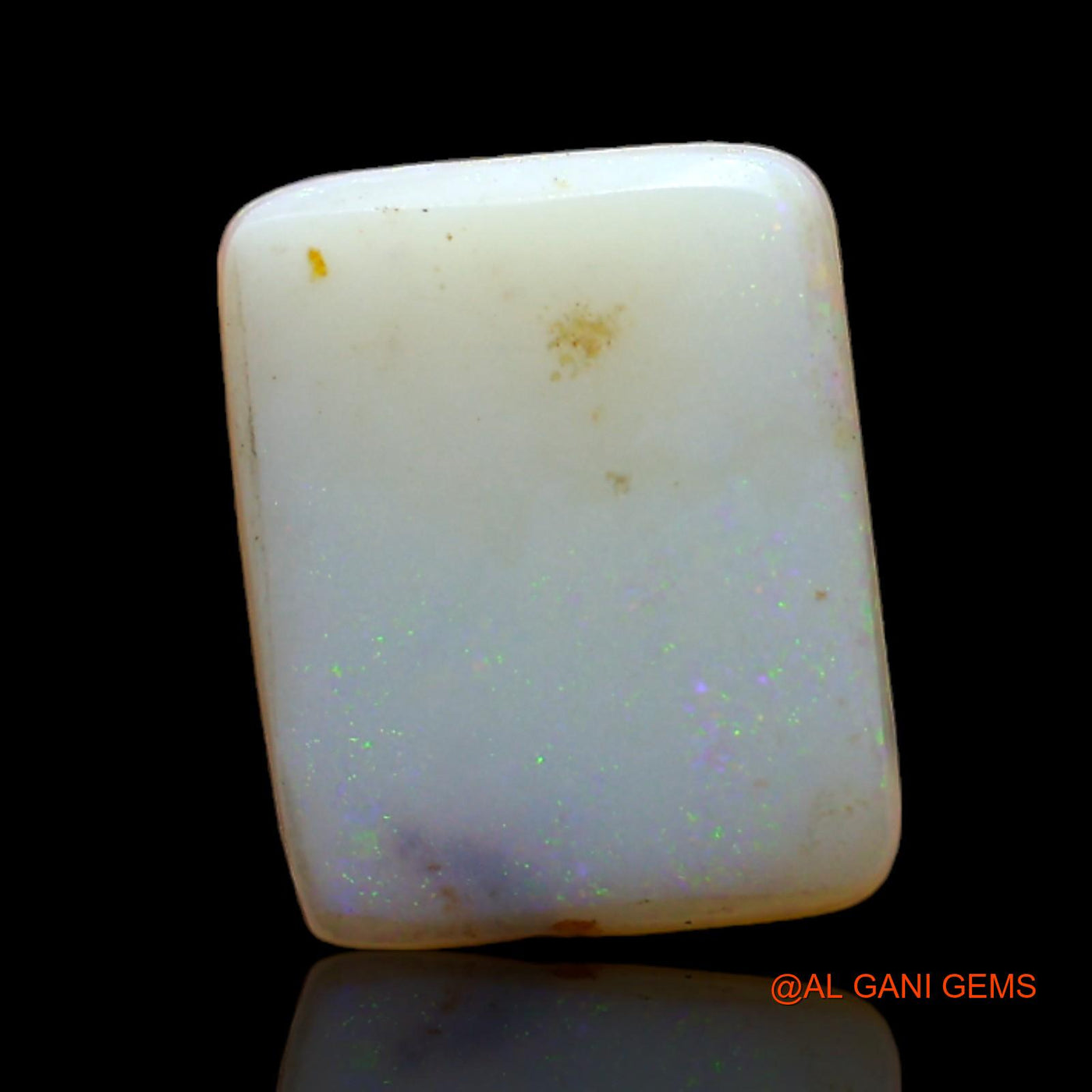 2.00 Cts Unheated Australian Fire Opal Loose Gemstone Square Cabochon Natural 11x9x3 mm AD-176