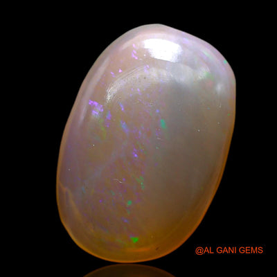 5.00 Cts Natural Australian Fire Opal Loose Gemstone Oval Cabochon 16x11x5 mm AD-17
