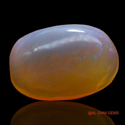 5.00 Cts Natural Australian Fire Opal Loose Gemstone Oval Cabochon 16x11x5 mm AD-17