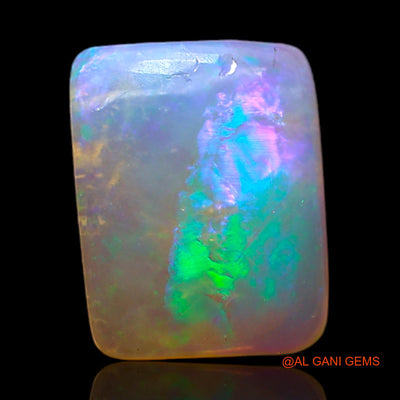 Natural Untreated Fire Opal Loose Gemstone Square Cabochon From Australia 2.00 Cts 10x8x3 mm AD-181