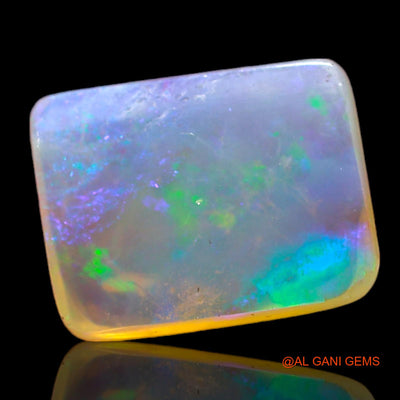 Natural Untreated Fire Opal Loose Gemstone Square Cabochon From Australia 2.00 Cts 10x8x3 mm AD-181