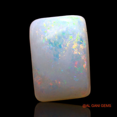 2.00 Cts Unheated Australian Fire Opal Loose Gemstone Square Cabochon Natural 11x7x3 mm AD-182