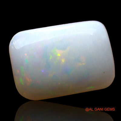 1.00 Cts Unheated Australian Fire Opal Loose Gemstone Square Cabochon Natural 11x8x3 mm AD-183