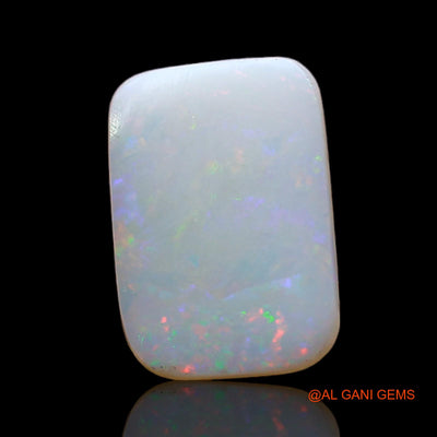 1.00 Cts Unheated Australian Fire Opal Loose Gemstone Square Cabochon Natural 11x8x3 mm AD-183