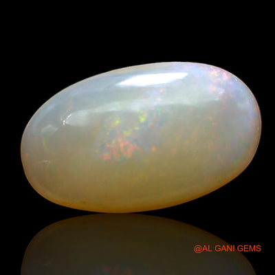 2.00 Cts Natural Australian Fire Opal Loose Gemstone Oval Cabochon 14x8x3 mm AD-184