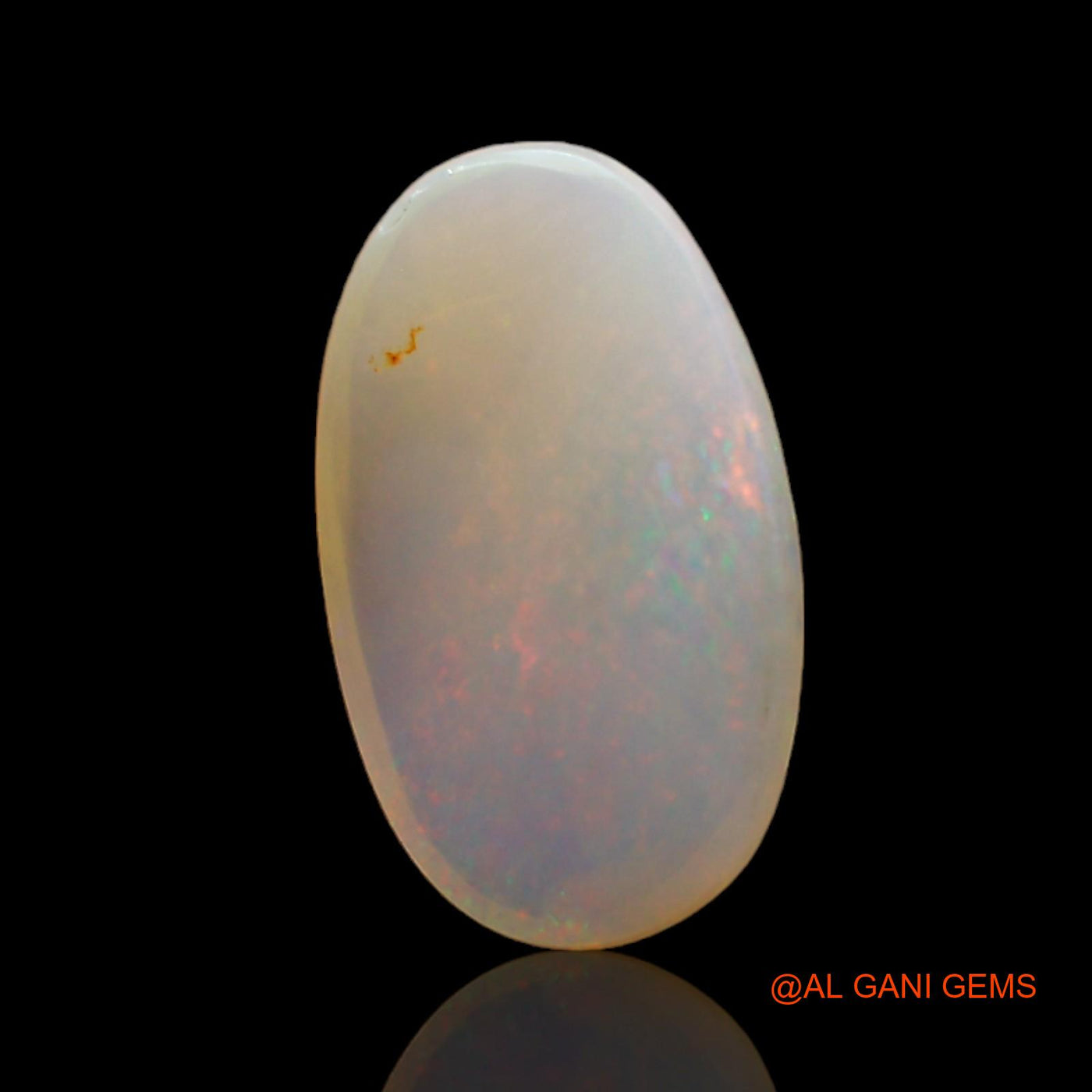 2.00 Cts Natural Australian Fire Opal Loose Gemstone Oval Cabochon 14x8x3 mm AD-184
