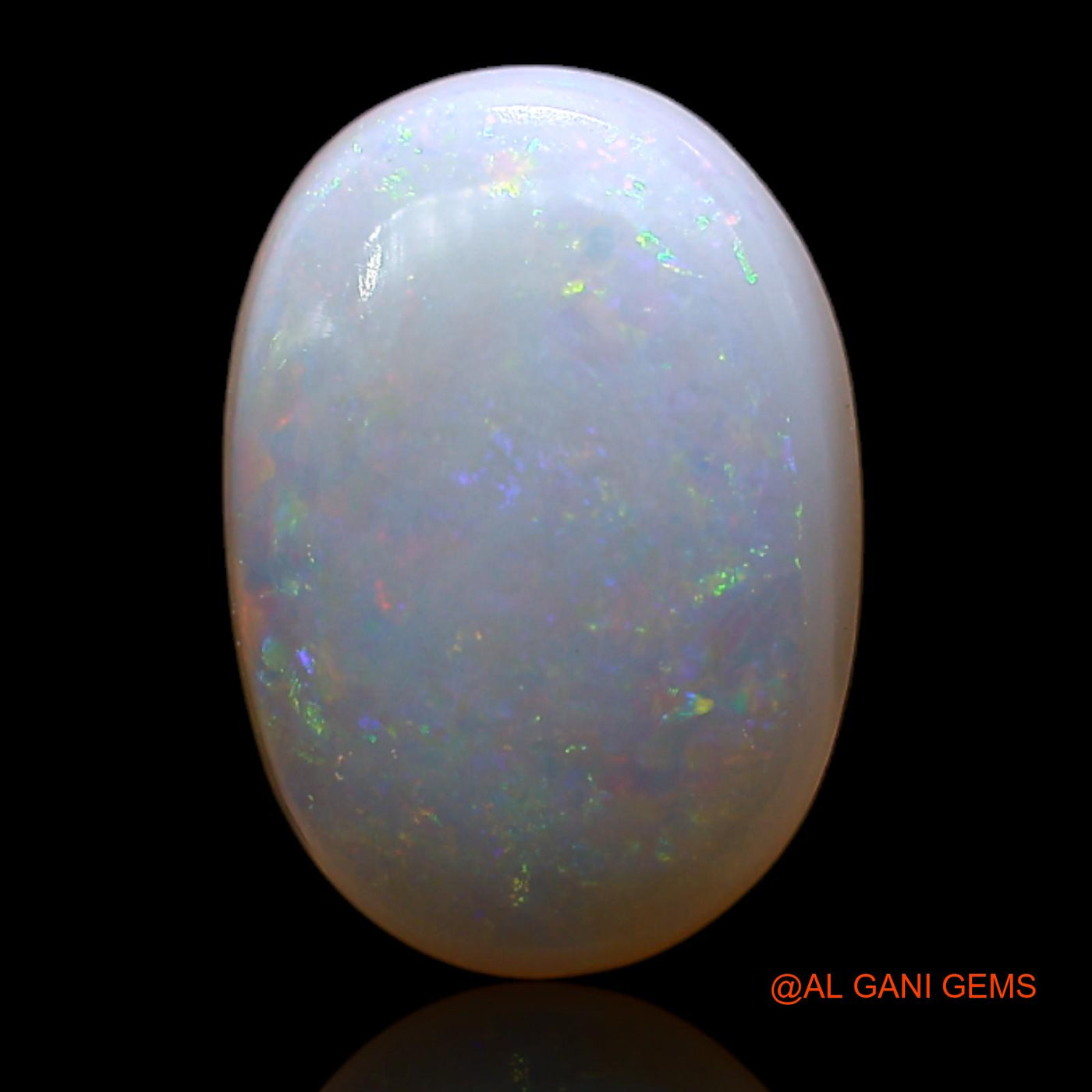 Natural Fire Opal Gemstone 3.00 Cts Loose Oval Cabochon From Australia 12x8x4 mm AD-185