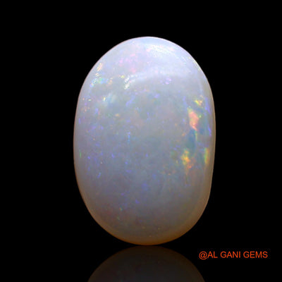 Natural Fire Opal Gemstone 3.00 Cts Loose Oval Cabochon From Australia 12x8x4 mm AD-185