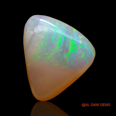 3.00 Cts Natural Australian Fire Opal Loose Gemstone Trillion Cabochon 12x10x5 mm AD-186