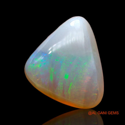3.00 Cts Natural Australian Fire Opal Loose Gemstone Trillion Cabochon 12x10x5 mm AD-186