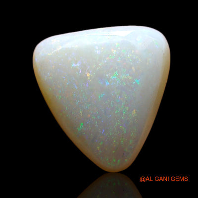 3.00 Cts Unheated Australian Fire Opal Loose Gemstone Trillion Cabochon Natural 11x10x4 mm AD-187