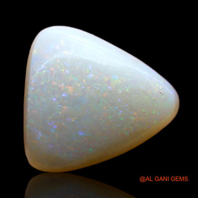 3.00 Cts Unheated Australian Fire Opal Loose Gemstone Trillion Cabochon Natural 11x10x4 mm AD-187