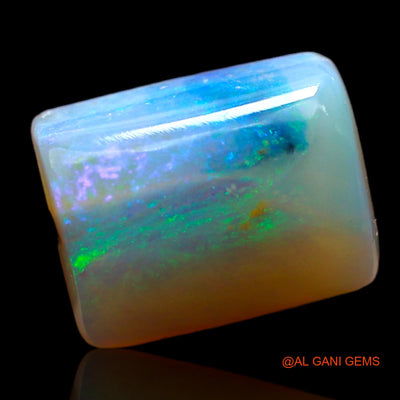 Natural Untreated Fire Opal Loose Gemstone Square Cabochon From Australia 3.00 Cts 10x8x4 mm AD-188