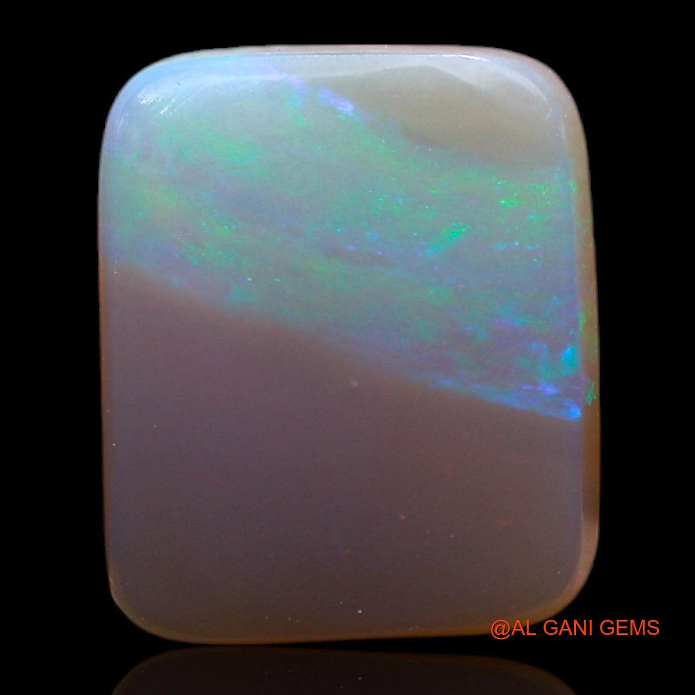 Natural Fire Opal Gemstone 3.00 Cts Loose Square Cabochon From Australia 11x9x3 mm AD-189