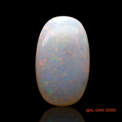 Natural Fire Opal Gemstone 5.00 Cts Loose Oval Cabochon From Australia 16x10x4 mm AD-18