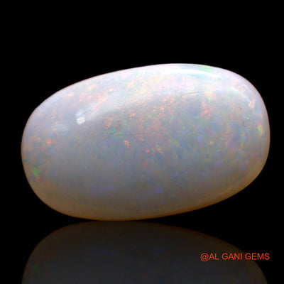 Natural Fire Opal Gemstone 5.00 Cts Loose Oval Cabochon From Australia 16x10x4 mm AD-18