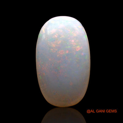 Natural Fire Opal Gemstone 5.00 Cts Loose Oval Cabochon From Australia 16x10x4 mm AD-18
