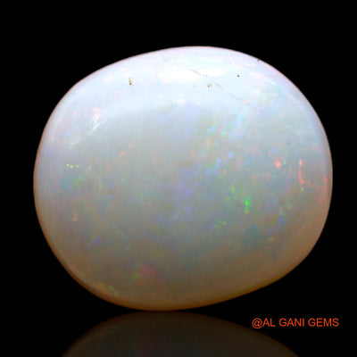 3.00 Cts Natural Australian Fire Opal Loose Gemstone Oval Cabochon 11x10x4 mm AD-190