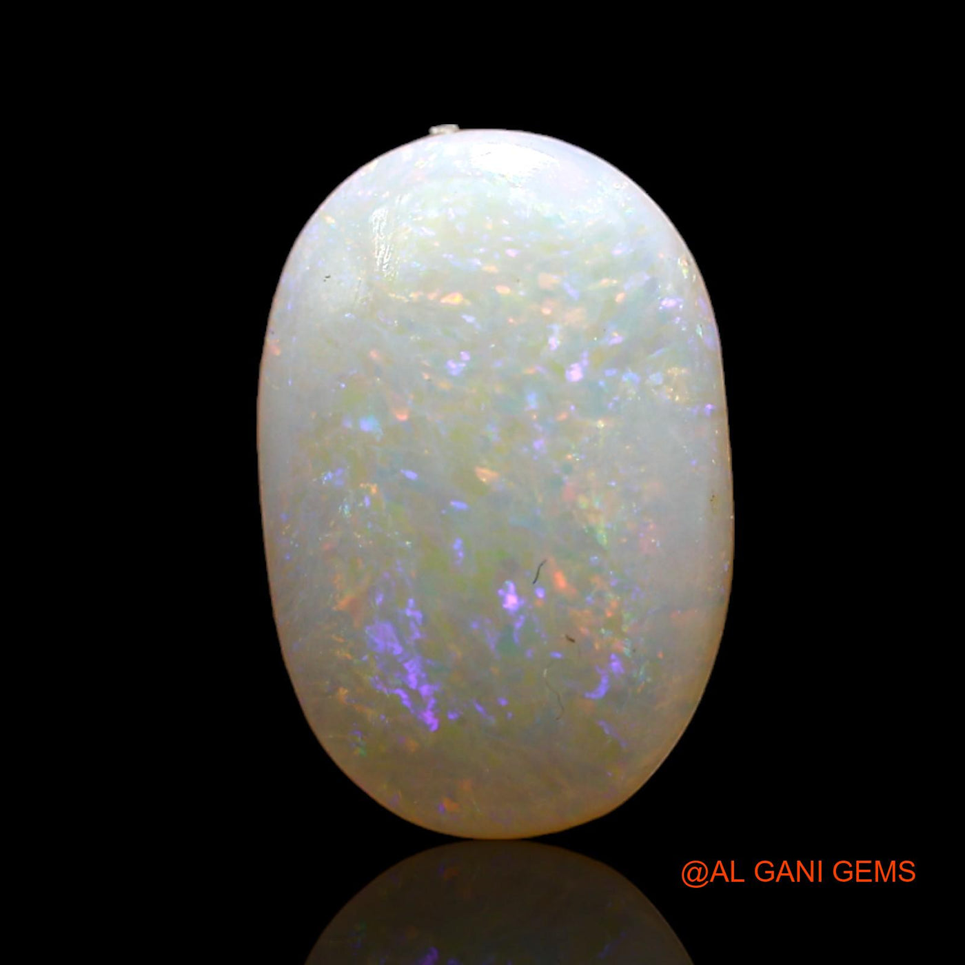Natural Untreated Fire Opal Loose Gemstone Oval Cabochon From Australia 1.00 Cts 12x8x2 mm AD-191