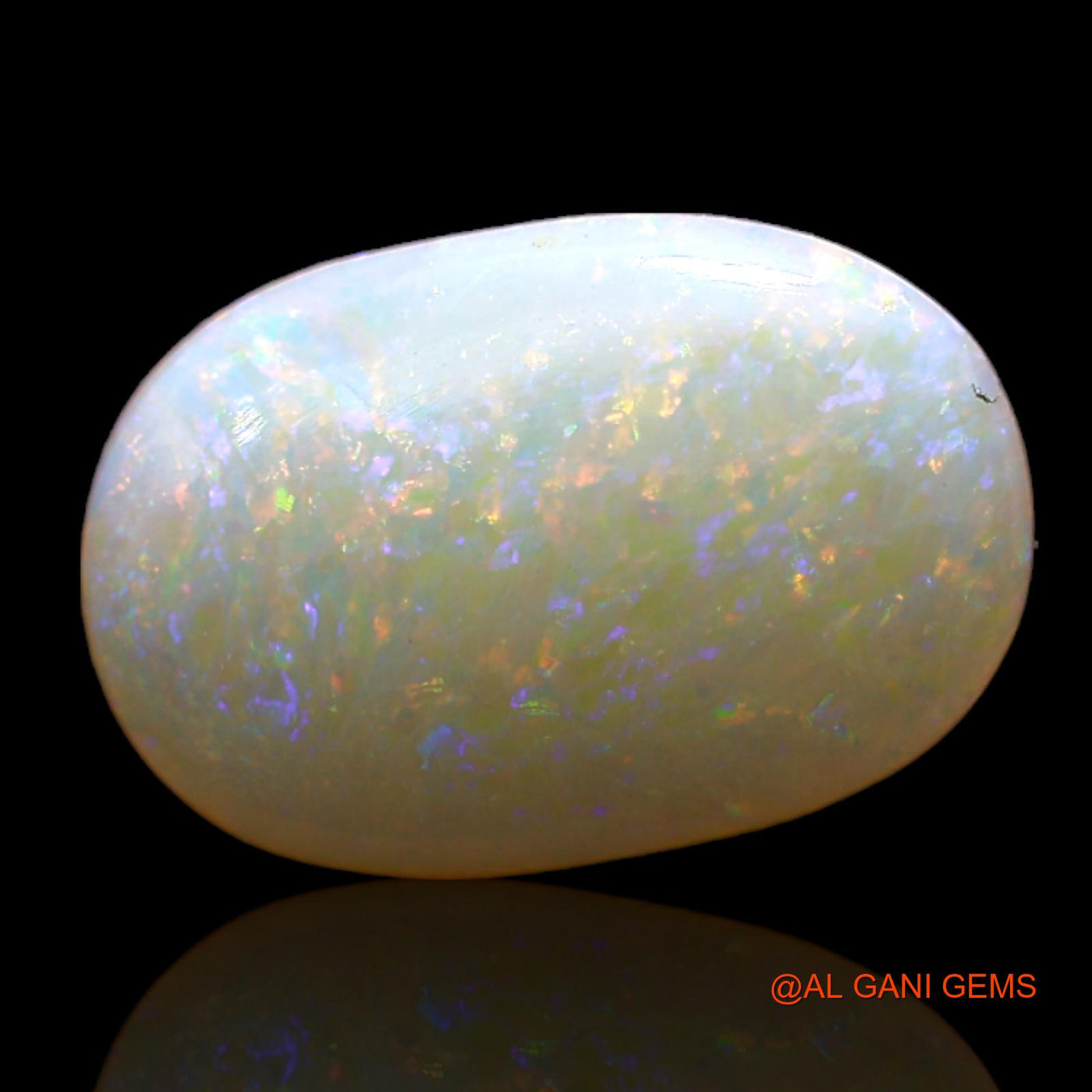 Natural Untreated Fire Opal Loose Gemstone Oval Cabochon From Australia 1.00 Cts 12x8x2 mm AD-191