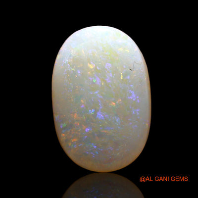 Natural Untreated Fire Opal Loose Gemstone Oval Cabochon From Australia 1.00 Cts 12x8x2 mm AD-191