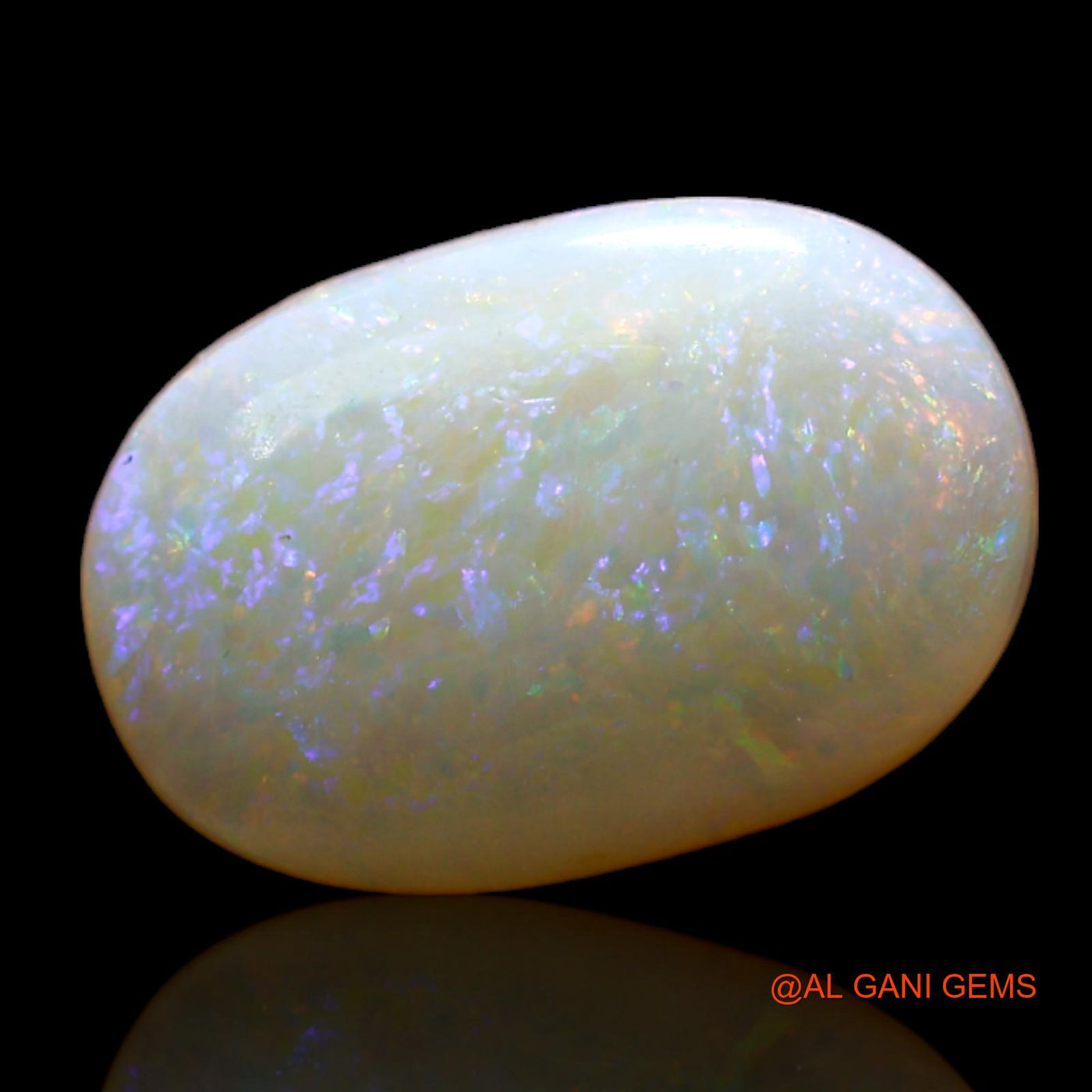 Natural Untreated Fire Opal Loose Gemstone Oval Cabochon From Australia 1.00 Cts 12x8x2 mm AD-191