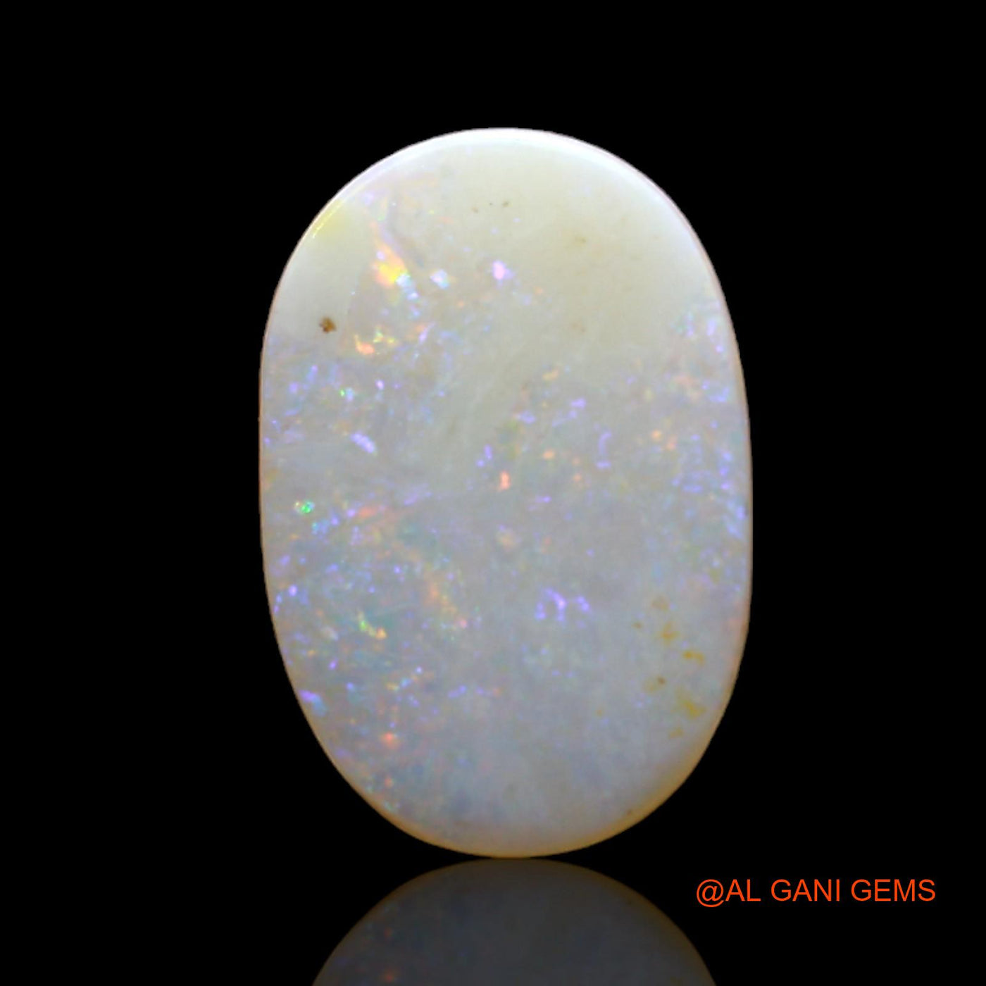 Natural Untreated Fire Opal Loose Gemstone Oval Cabochon From Australia 1.00 Cts 12x8x2 mm AD-191