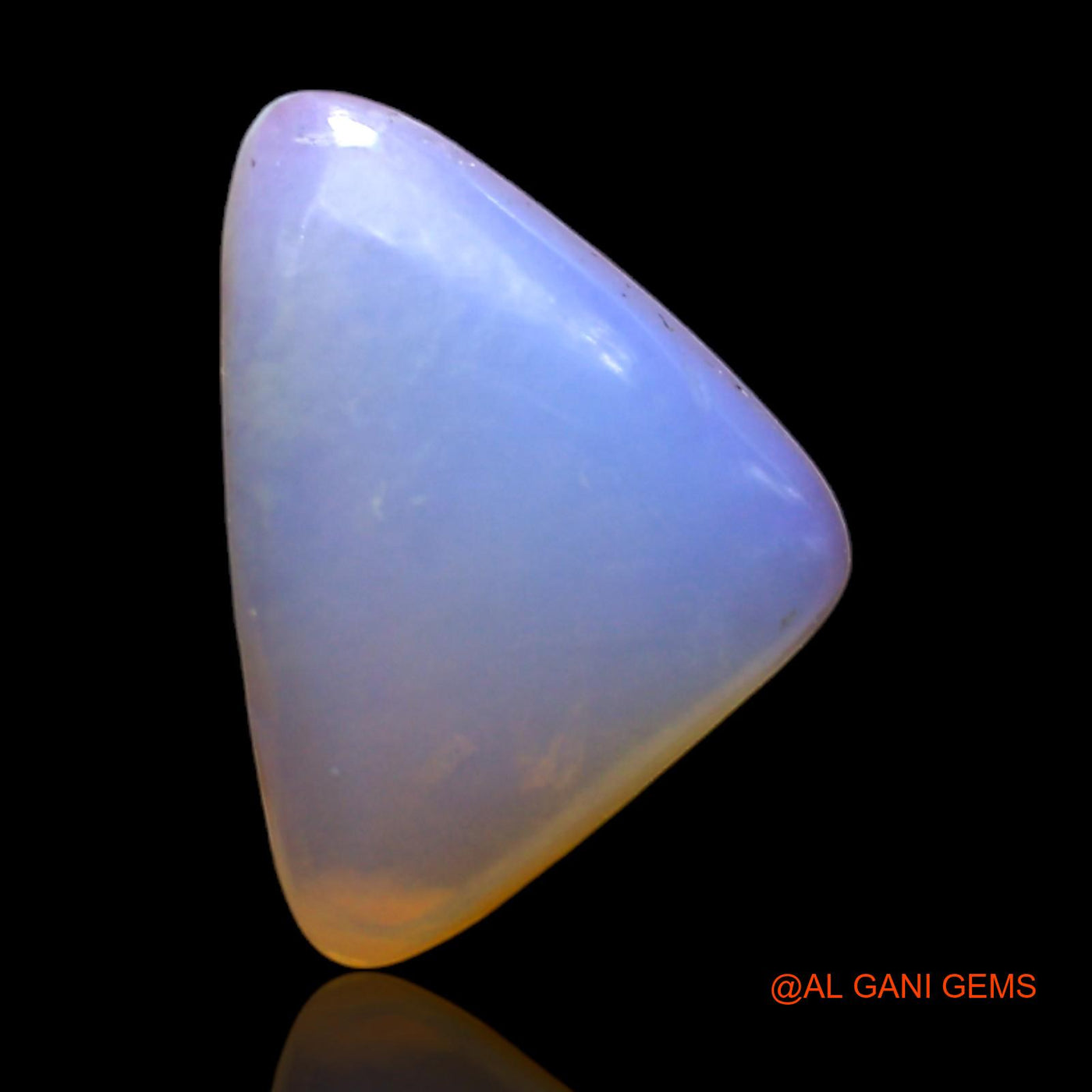 1.00 Cts Natural Australian Fire Opal Loose Gemstone Trillion Cabochon 12x9x3 mm AD-192