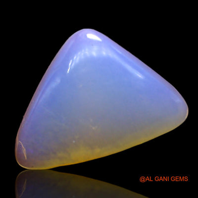 1.00 Cts Natural Australian Fire Opal Loose Gemstone Trillion Cabochon 12x9x3 mm AD-192