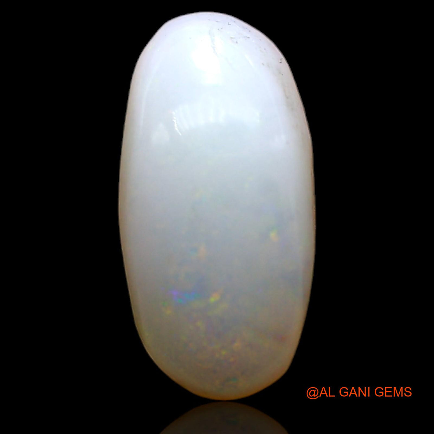 Natural Fire Opal Gemstone 2.00 Cts Loose Oval Cabochon From Australia 14x6x4 mm AD-194
