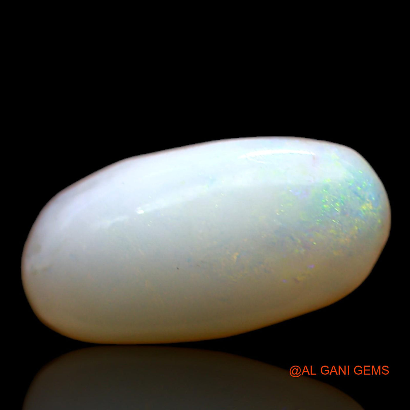 Natural Fire Opal Gemstone 2.00 Cts Loose Oval Cabochon From Australia 14x6x4 mm AD-194