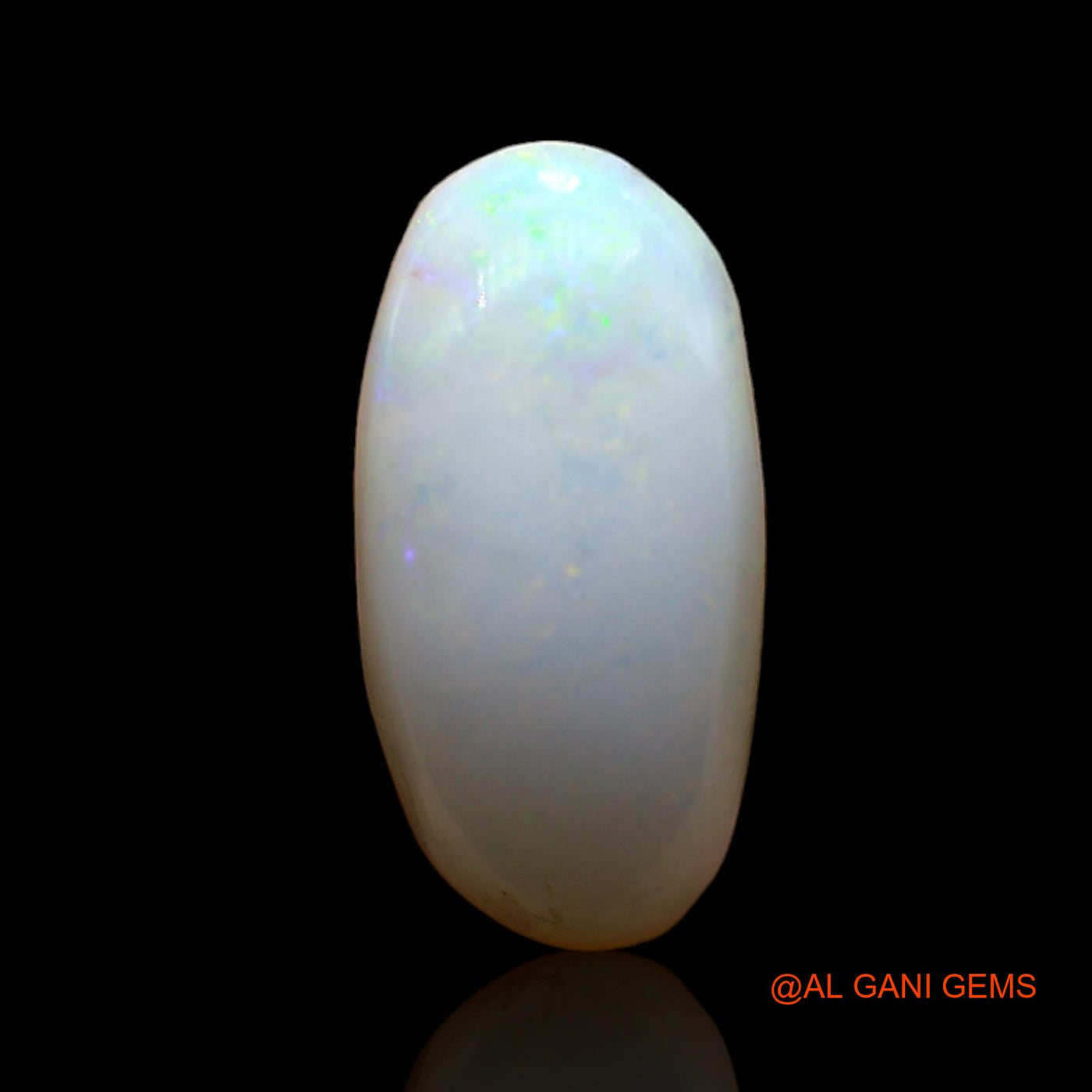 Natural Fire Opal Gemstone 2.00 Cts Loose Oval Cabochon From Australia 14x6x4 mm AD-194