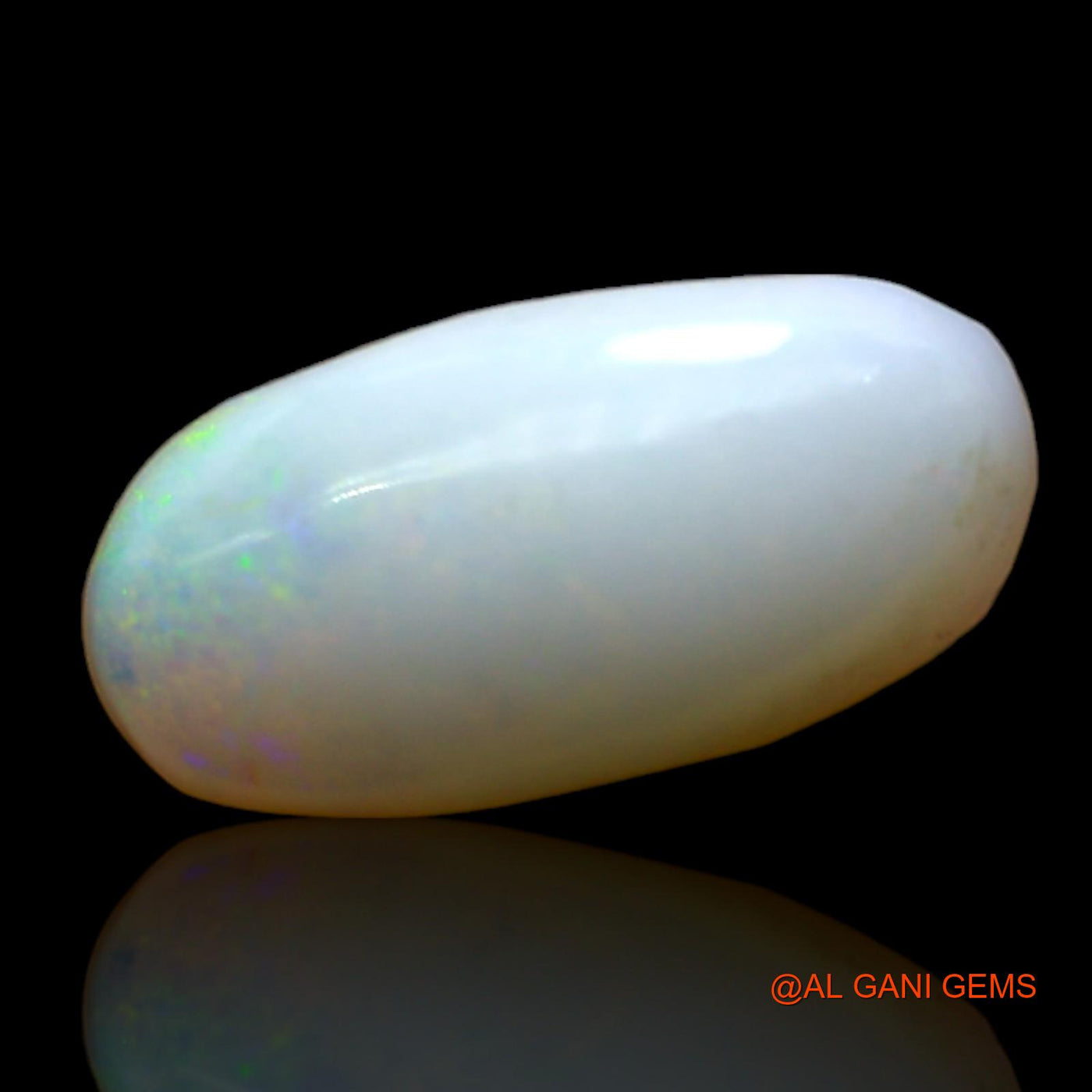 Natural Fire Opal Gemstone 2.00 Cts Loose Oval Cabochon From Australia 14x6x4 mm AD-194