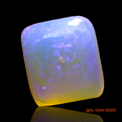 Natural Fire Opal Gemstone 3.00 Cts Loose Square Cabochon From Australia 9x8x5 mm AD-195