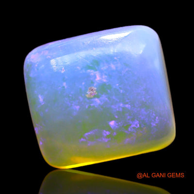 Natural Fire Opal Gemstone 3.00 Cts Loose Square Cabochon From Australia 9x8x5 mm AD-195