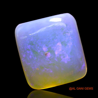 Natural Fire Opal Gemstone 3.00 Cts Loose Square Cabochon From Australia 9x8x5 mm AD-195