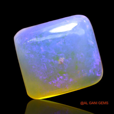 Natural Fire Opal Gemstone 3.00 Cts Loose Square Cabochon From Australia 9x8x5 mm AD-195