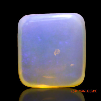 Natural Fire Opal Gemstone 3.00 Cts Loose Square Cabochon From Australia 9x8x5 mm AD-195