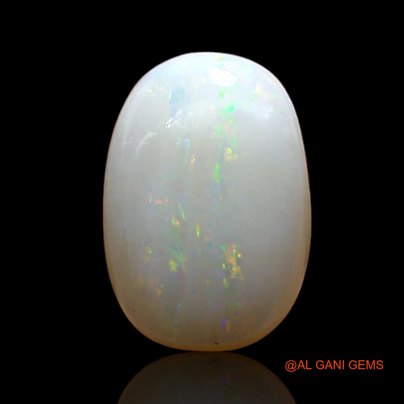 2.00 Cts Natural Australian Fire Opal Loose Gemstone Oval Cabochon 11x8x3 mm AD-196
