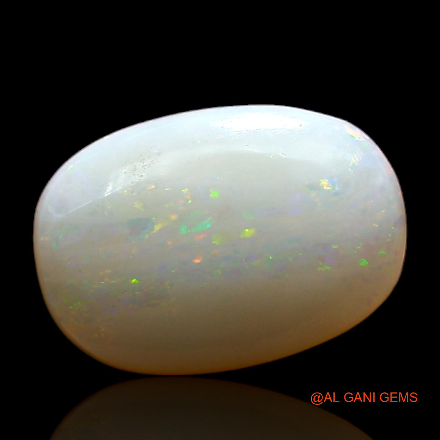 2.00 Cts Natural Australian Fire Opal Loose Gemstone Oval Cabochon 11x8x3 mm AD-196