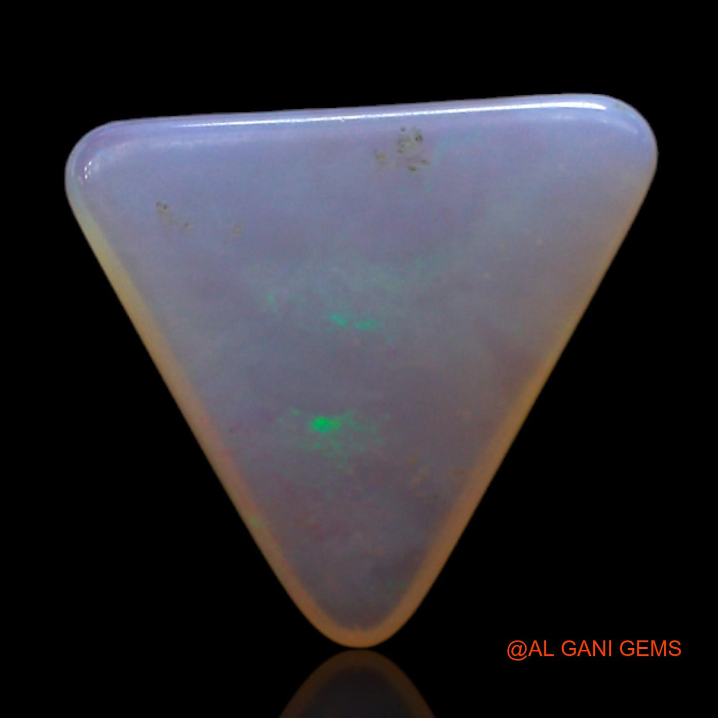 1.00 Cts Natural Australian Fire Opal Loose Gemstone Trillion Cabochon 10x10x2 mm AD-197