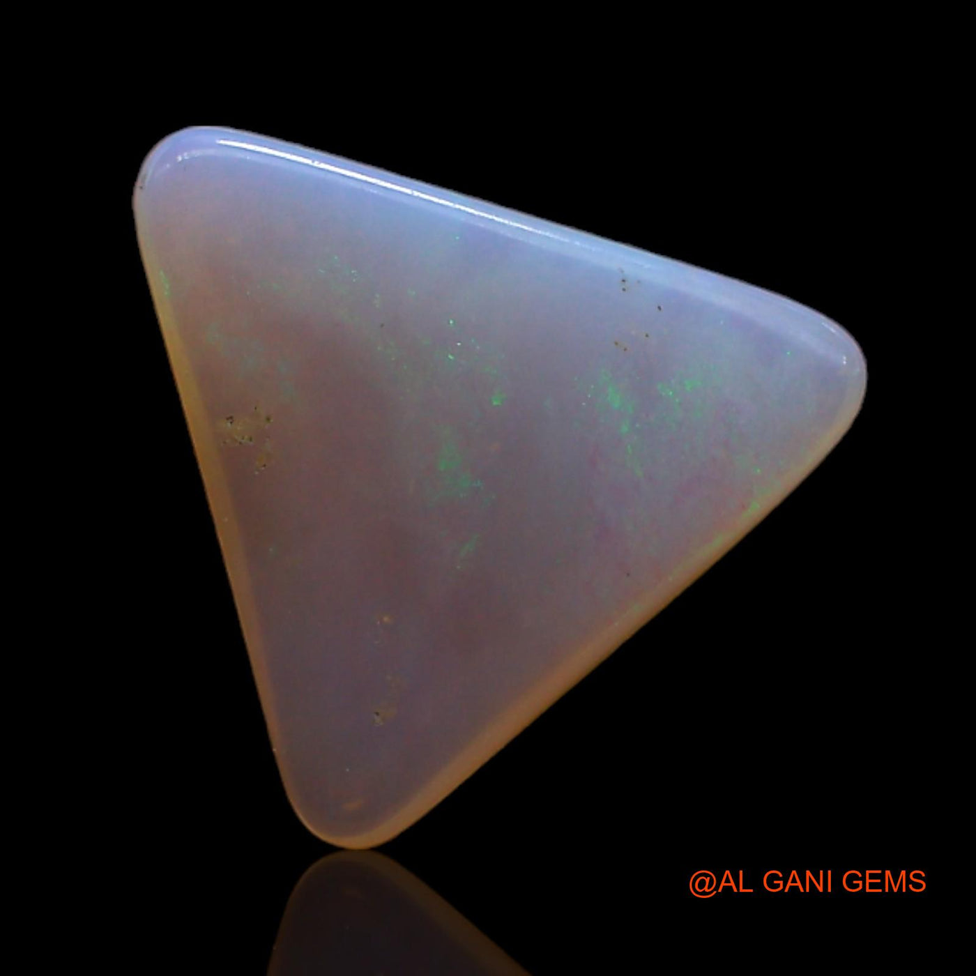 1.00 Cts Natural Australian Fire Opal Loose Gemstone Trillion Cabochon 10x10x2 mm AD-197