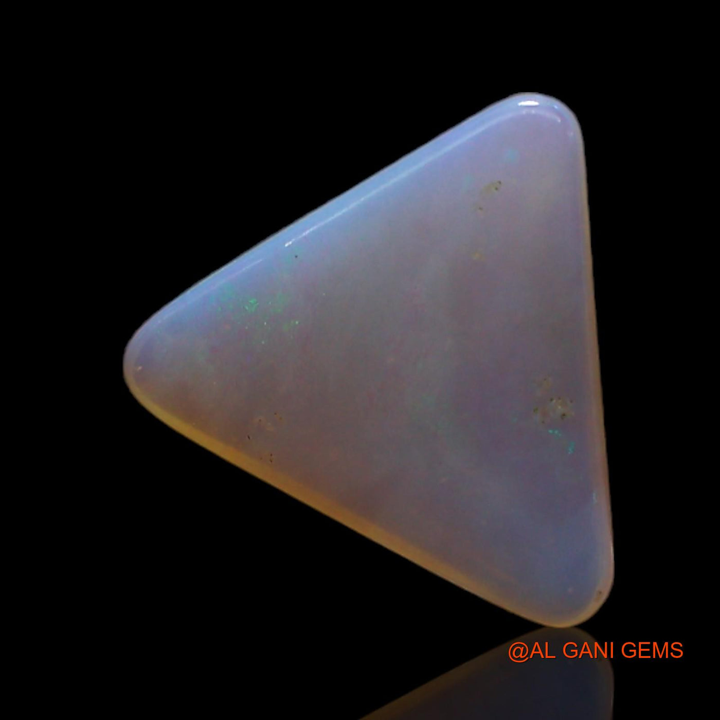 1.00 Cts Natural Australian Fire Opal Loose Gemstone Trillion Cabochon 10x10x2 mm AD-197