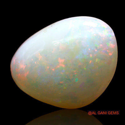 1.00 Cts Natural Australian Fire Opal Loose Gemstone Fancy Cabochon 11x8x3 mm AD-198
