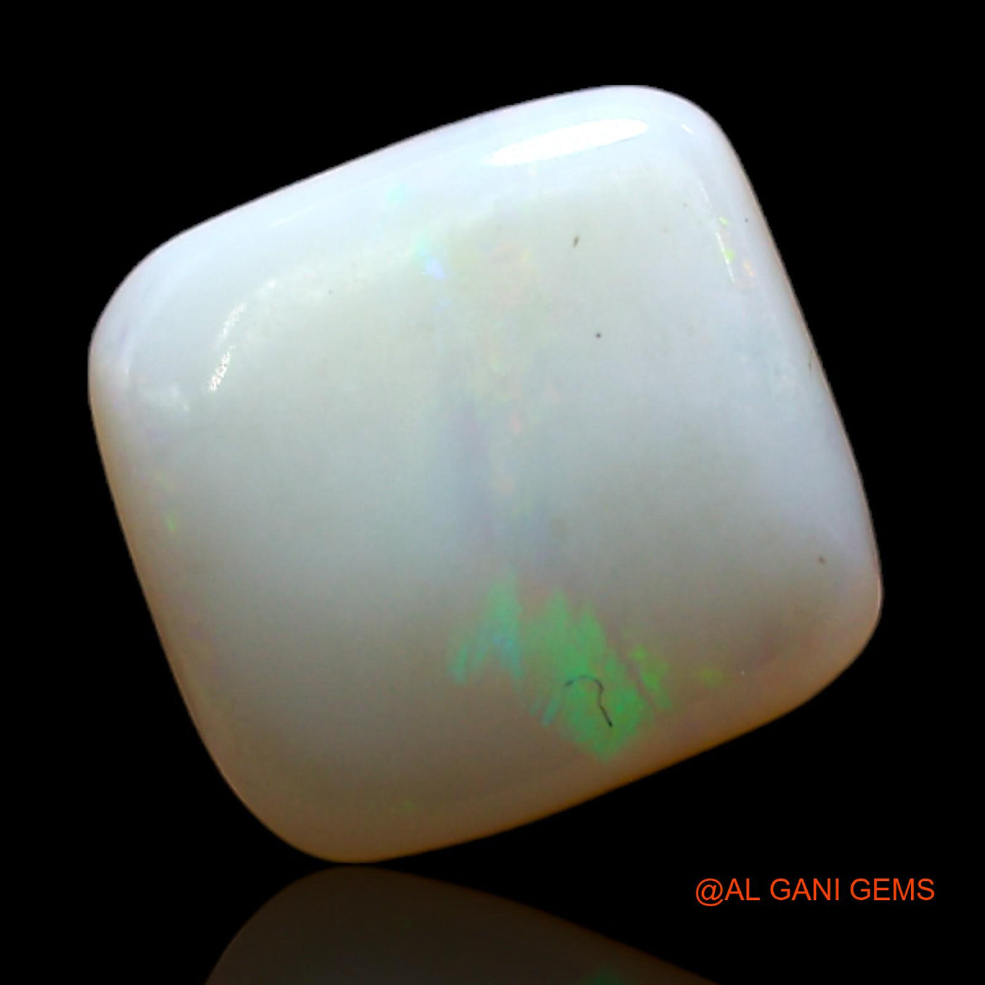 1.00 Cts Natural Australian Fire Opal Loose Gemstone Square Cabochon 9x9x2 mm AD-199