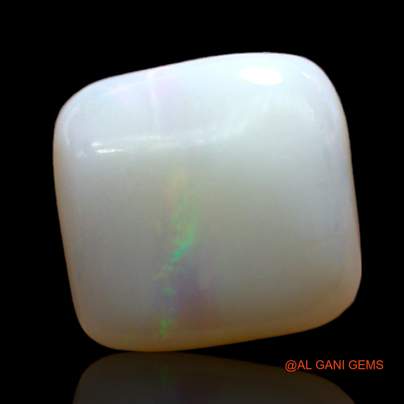 1.00 Cts Natural Australian Fire Opal Loose Gemstone Square Cabochon 9x9x2 mm AD-199
