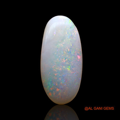 3.00 Cts Natural Australian Fire Opal Loose Gemstone Oval Cabochon 17x8x3 mm AD-19