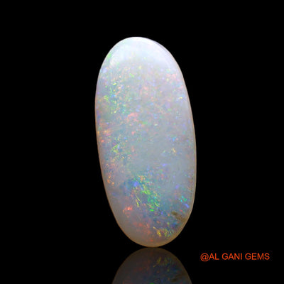 3.00 Cts Natural Australian Fire Opal Loose Gemstone Oval Cabochon 17x8x3 mm AD-19