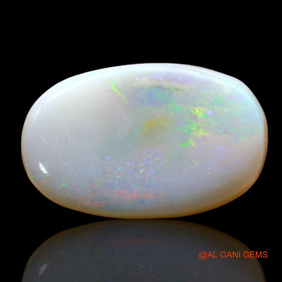 Natural Fire Opal Gemstone 8.00 Cts Loose Oval Cabochon From Australia 19x12x4 mm AD-201